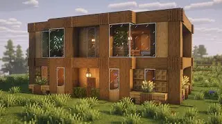 ⚒️ Minecraft | How To Build a Wooden House | Starter House 🏡