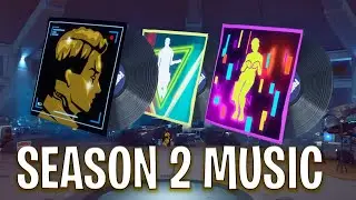 ALL *BATTLE PASS* Season 2 Music Packs! Bunny Bounce, Limitless & Spies!
