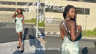 How to make a Satin Slip dress | Sewing Tutorial with ThatGirlRuvie