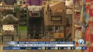 Food stamp recipients told to ration food for February
