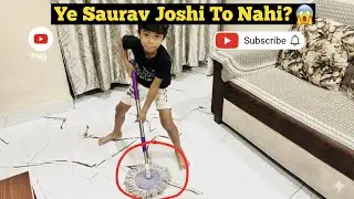 Hruday ne ki Saurav Joshi ki funny acting 😂 | Pocha Lagate Hue#Mom And Hruday Vlogs#Saurav Joshi 