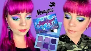 2 Looks using the Menagerie Cosmetics Violet Ink palette