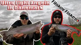 Ultra Light Angeln in D&auml;nemark am Put and Take See Filskov