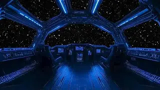 Spaceship White Noise 4K 🚀 Deep Sleep Sounds