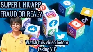 Super link app fake or real // fraud earning app super like// VIP membership  of super link review💕