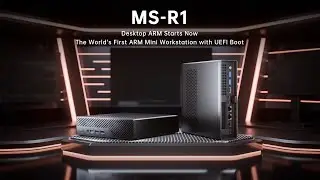 MINISFORUM MS-R1 &mdash; первая мини-рабочая станция ARM с загрузкой UEFI | CP8180 | Два порта 10GbE