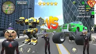 Black Hole Hero : Vice Vegas Rope Mafia #21 Robot Vs Monster Truck