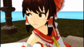 MMD 東方 靈夢 VS 紅美鈴