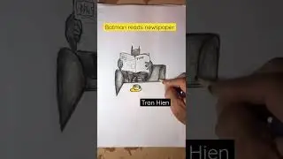 # Batman reads newspaper # short
