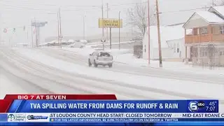 TVA shares preparation for rising water levels as snow melts, storms move in