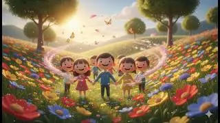 🌸 Ring a Ring o’ Roses Song | Happy Kids Nursery Rhymes #nurseryrhymes #kidsongs #babysongs