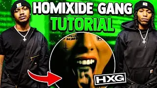 HOW TO MAKE HYPE BEATS FOR HOMIXIDE GANG (SNOT OR NOT) | FL STUDIO 21 TUTORIAL
