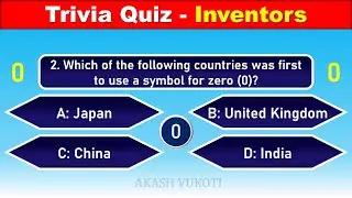 25 General Knowledge Questions with Answers | TRIVIA QUIZ - INVENTORS