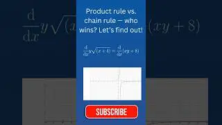 Quick Calculus: Product Rule vs Chain Rule ⚔️
