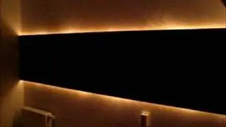 DIY hidden indirect wall lighting