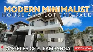 ₱2.5M PRICE DROP! Modern Minimalist Home with Pool near NLEX | Angeles Pampanga