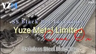 🔥Massive Stainless Steel Black Bar Inventory Warehouse Tour! 304/316 Full-Specification