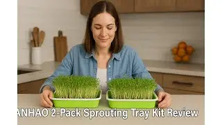 🌱 FANHAO 2-Pack Sprouting Tray Kit Review 🌱