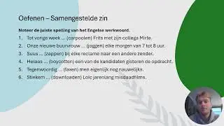 Engelse werkwoorden instructievideo