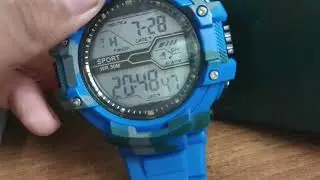 Watch Unboxing Navy Blue Digital Watch Selloria, Skmei and G-shock style ⌚️