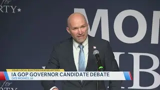 IA GOP Governor candidate debate