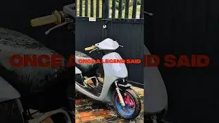 Unveiling India's One and Only Extended Body Modified Pleasure Scooter! 🚀🏍️ #shorts