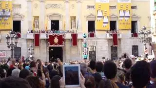 Sta. Tecla 2013. Pilars caminant, Xiquets de Sant Pere i Sant Pau.
