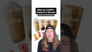 Обзор Maccas CosMcs Drinks Trial Pt 2 #russeats #mcdonalds #maccas