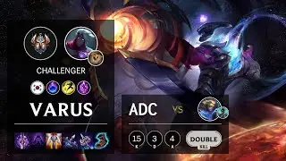Varus ADC vs Ezreal - KR Challenger Patch 10.15