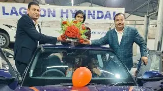 Congratulations Mr Bijay Choudhary &Mrs. Sandhya lal mam for Purchasing brand new car Hyundai Venue 