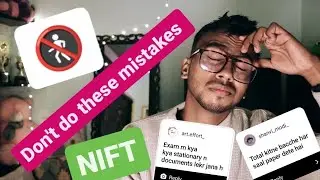 DONT DO THESE MISTAKES IN NIFT ( 2023 )