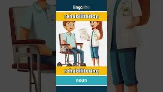 🇬🇧🇳🇴 rehabilitation - rehabilitering : learn English : la oss l&aelig;re engelsk : vocabulary builder