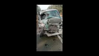 New maruti suzuki eeco bs6 crashed on NH130😲 Dangerous accident 😞 poor built quality of maruti😠