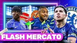 Mercato ⚡️ Nkunku vers Man United ? Madueke vers Arsenal ?