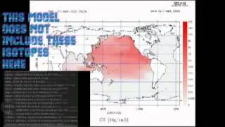 Fukushima - Ocean Dispersal Map - 2011 to 2035
