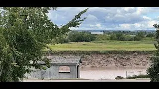 Time Lapse video of the Petitcodiac Tidal River - Moncton, New Brunswick