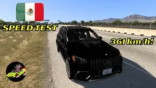 ATS Speed Test - Mercedes Benz AMG GLS 63 2023 (361 km/h)