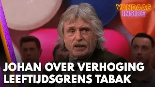 Johan Derksen over verhoging leeftijdsgrens tabak en vapes: ‘Heb liever dat ze problemen oplossen!’