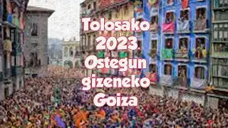 2023ko Tolosako Ostegun Gizeneko goiza