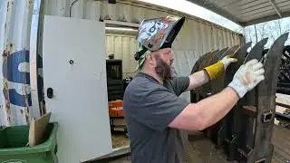 part two of  building a rake for the kubota KX0 57 5