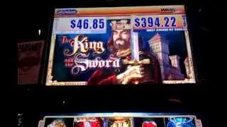 WMS: King and the Sword - Minor Progressive $46.85