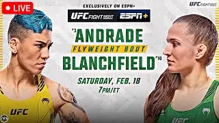 UFC Fight Night: Andrade vs. Blanchfield | LIVE STREAM | MMA FIGHT COMPANION | UFC VEGAS 69 | ESPN+