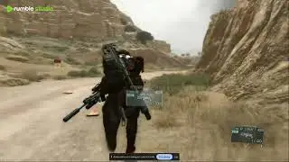 MIKE SAHA LIVE MGSV Gameplay-  FOB Mission and Backup, Back Down mission