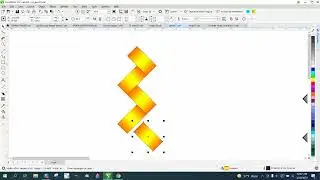 Corel Draw Tips & Tricks Draw a Herringbone pattern Part 4 COLOR