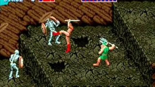 Golden Axe solo 2 player playthrough