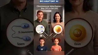 How a Baby&rsquo;s Sex is Determined | Chromosome Inheritance🧬(XY vs XX) #dna #chromosome#biology#genetics