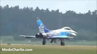 Demo Eurofighter Typhoon Luftwaffe 60 Years en ILA Berlin 2016