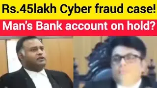 Cyber crime case!Hold on bank account?#highcourt