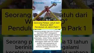 Pelajar Jatuh dari Wahana 360&deg; Pendulum di Jatim Park 1