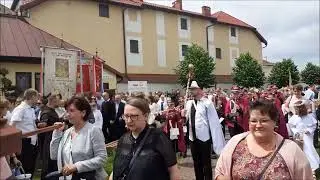 Orkiestra Dęta OSP Majdan Sieniawski. Boże Ciało w Leżajsku 2023